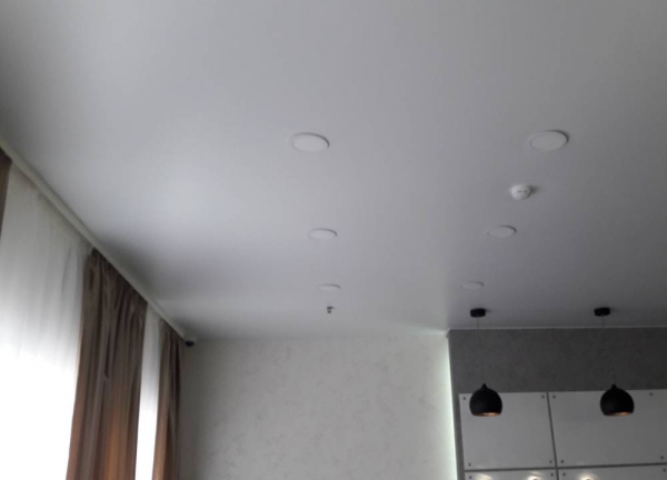 Фотографии тканевых потолков