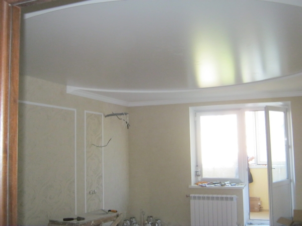 Фотографии сатиновых потолков